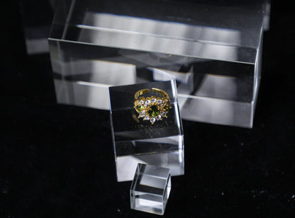 edoa edoa Vintage French Chic Peridot Ring