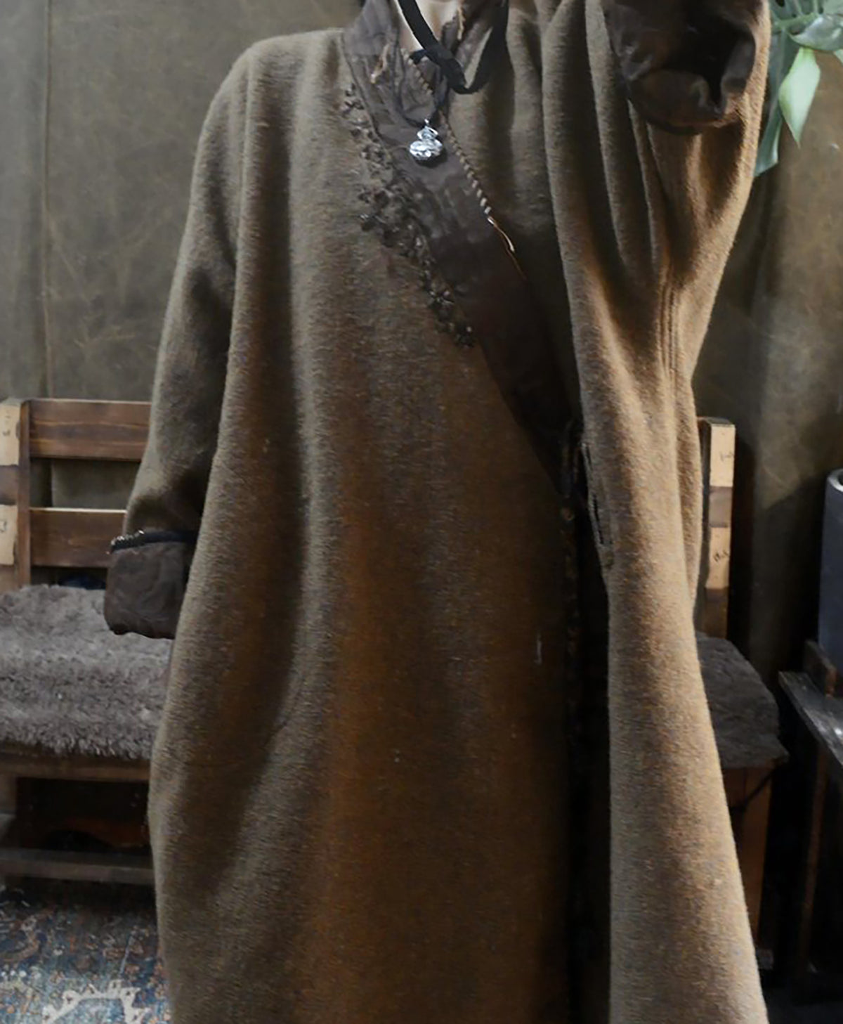 Knit Wool Hanfu Coat co0232 X329
