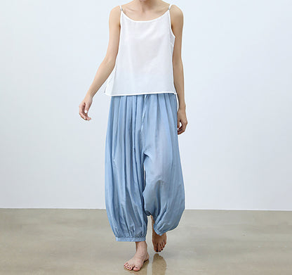 edoa Cotton Silk blend Yoga Lantern Pants