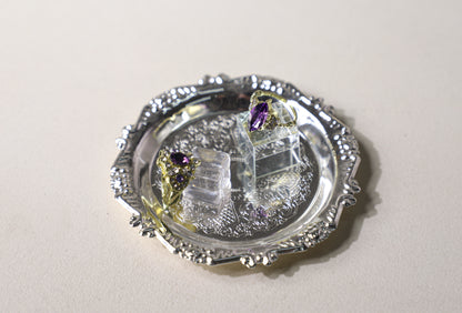 edoa Marquise Amethyst Forest Ring