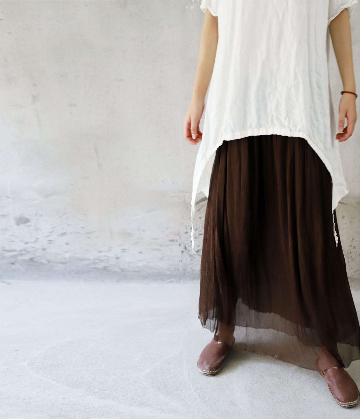 edoa Oversized Linen Tunic