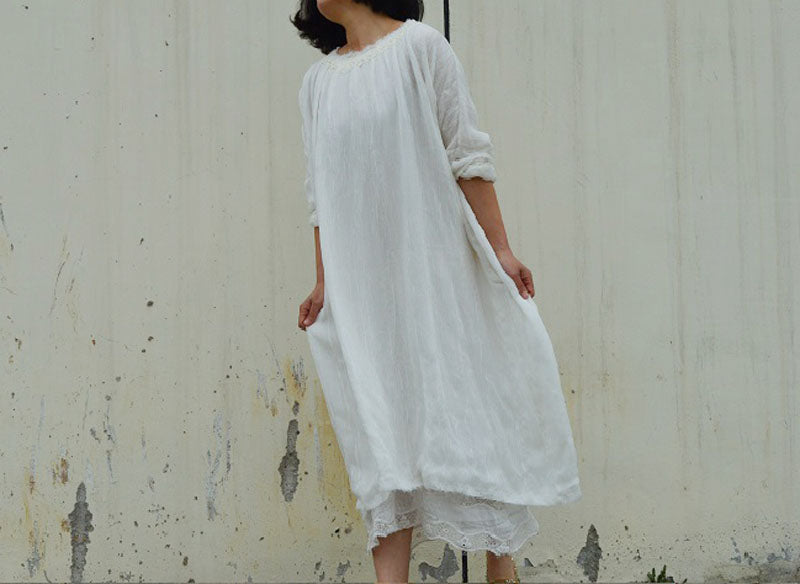 edoa Layered Mulberry Silk Fairy Dress 