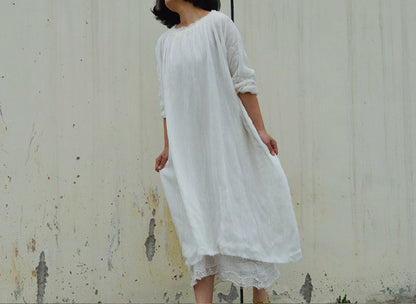 edoa Layered Mulberry Silk Fairy Dress 