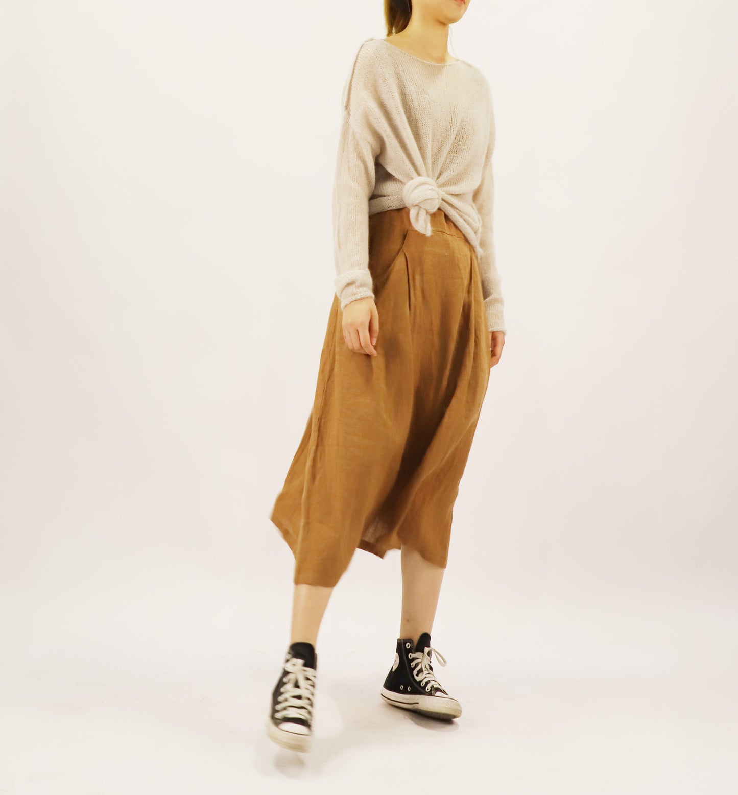 edoa Sleeveless Linen Sumeer Dress