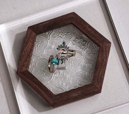 edoa Modern Art Deco Stack Geometric Nest Ring