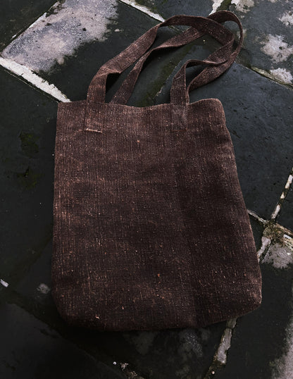 Original Handmade Wild Tussah Silk Tote Bag ba0003 N220