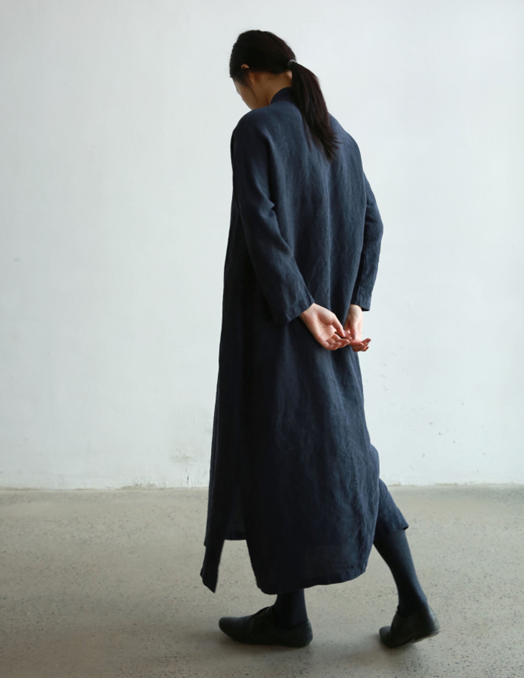 edoa Simplicity Linen Modified Cheongsam