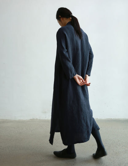 edoa Simplicity Linen Modified Cheongsam