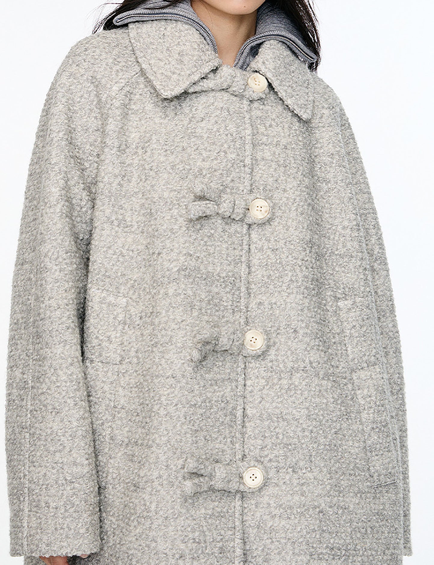 edoa Wool Bouclé Travel Coat