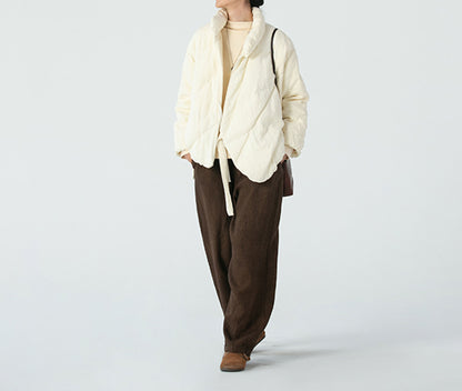 edoa Linen Goose Down Coat