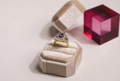 edoa Vintage French Chic Amethyst Ring