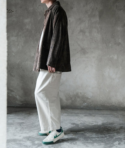 edoa Mud Tussah Silk Work Jacket