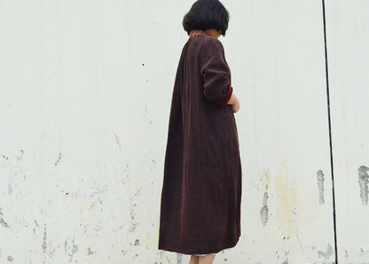 edoa Mud Tussah Silk Jacket with Hand Embroidery