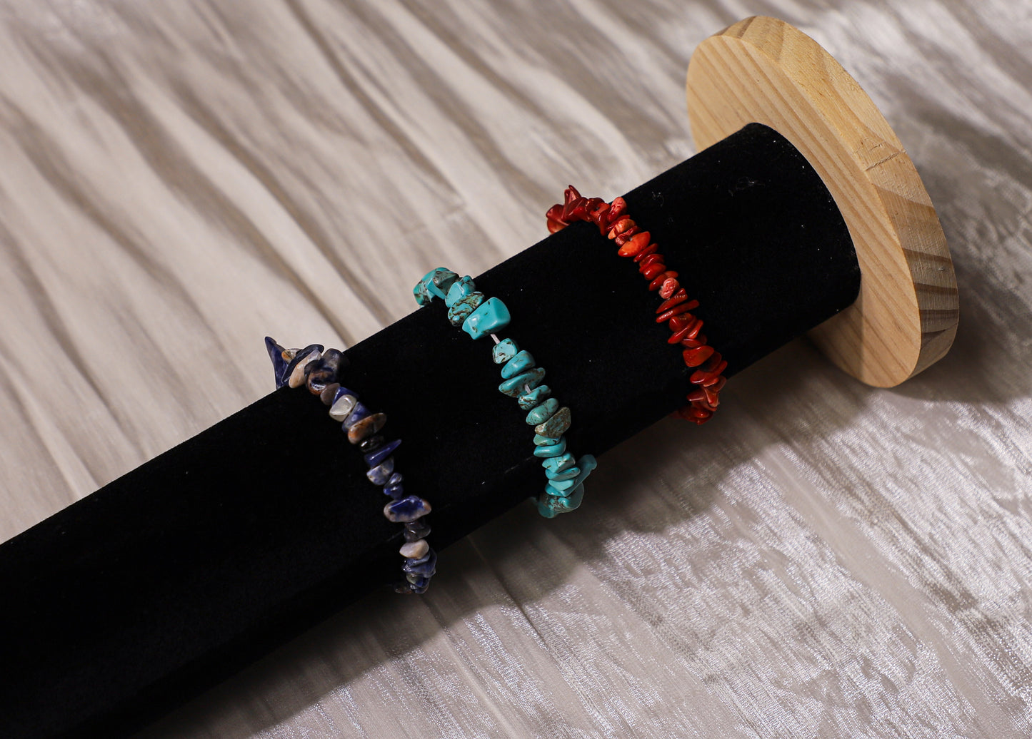 edoa Raw Crystal Healing Stone Chip Bracelet
