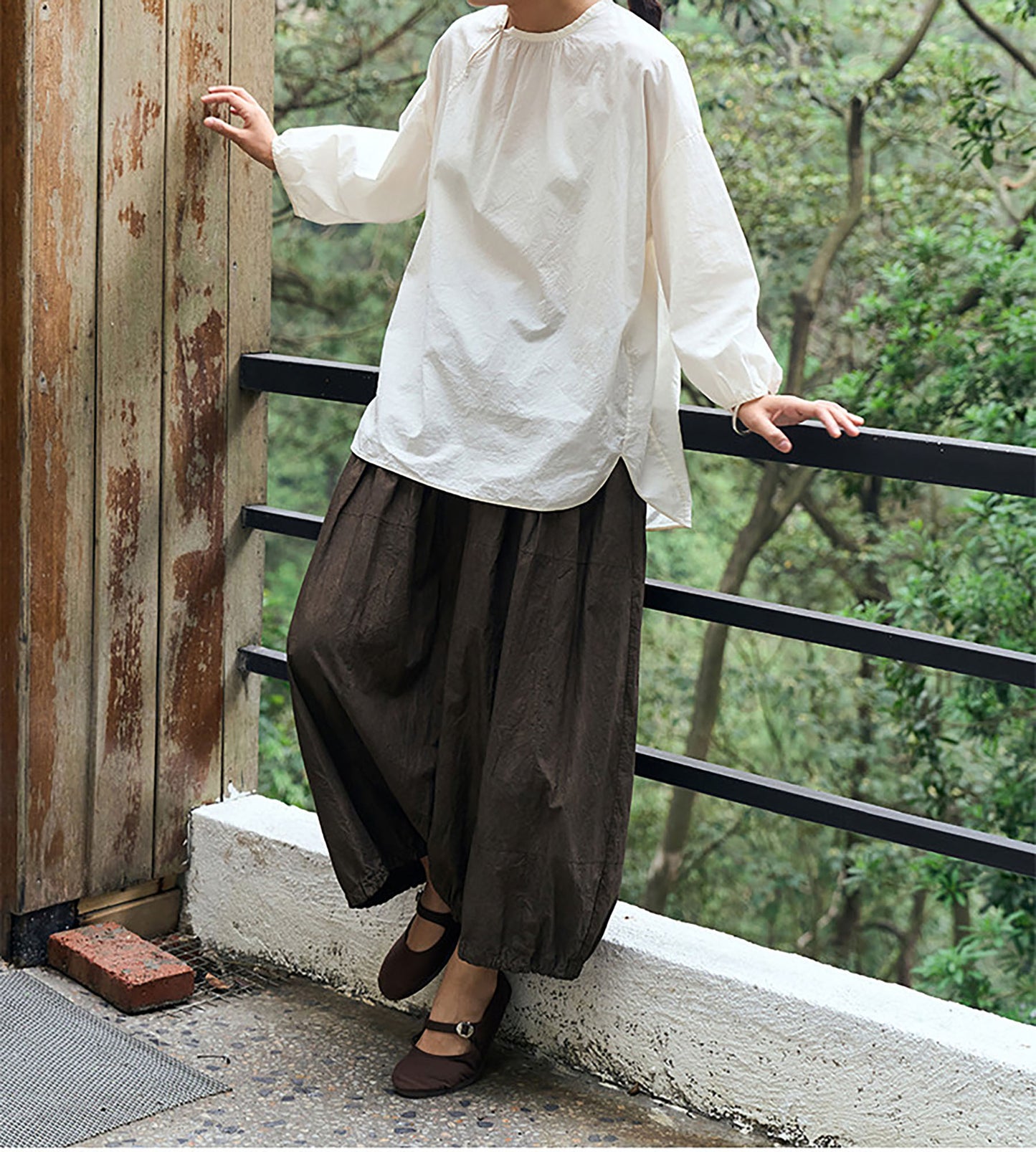 edoa High Density Japanese Cotton Poplin Pullover Shirt