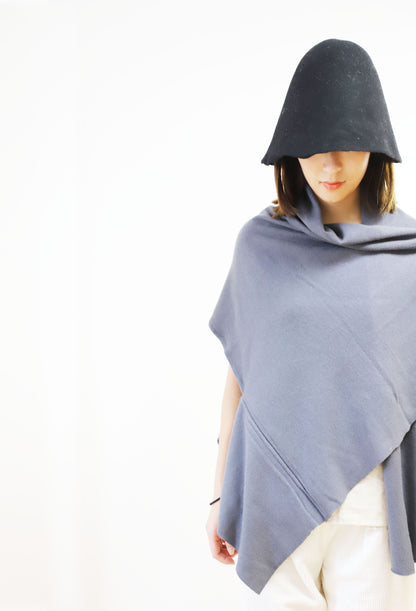 edoa Knit Wool Scarf Vest