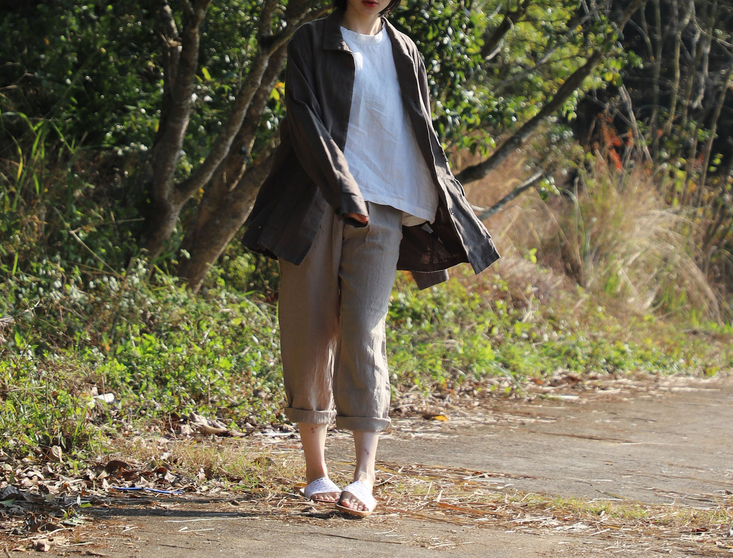 edoa Linen Safari Photographer Jacket