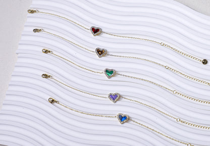 edoa Minimalist Heart Bracelet