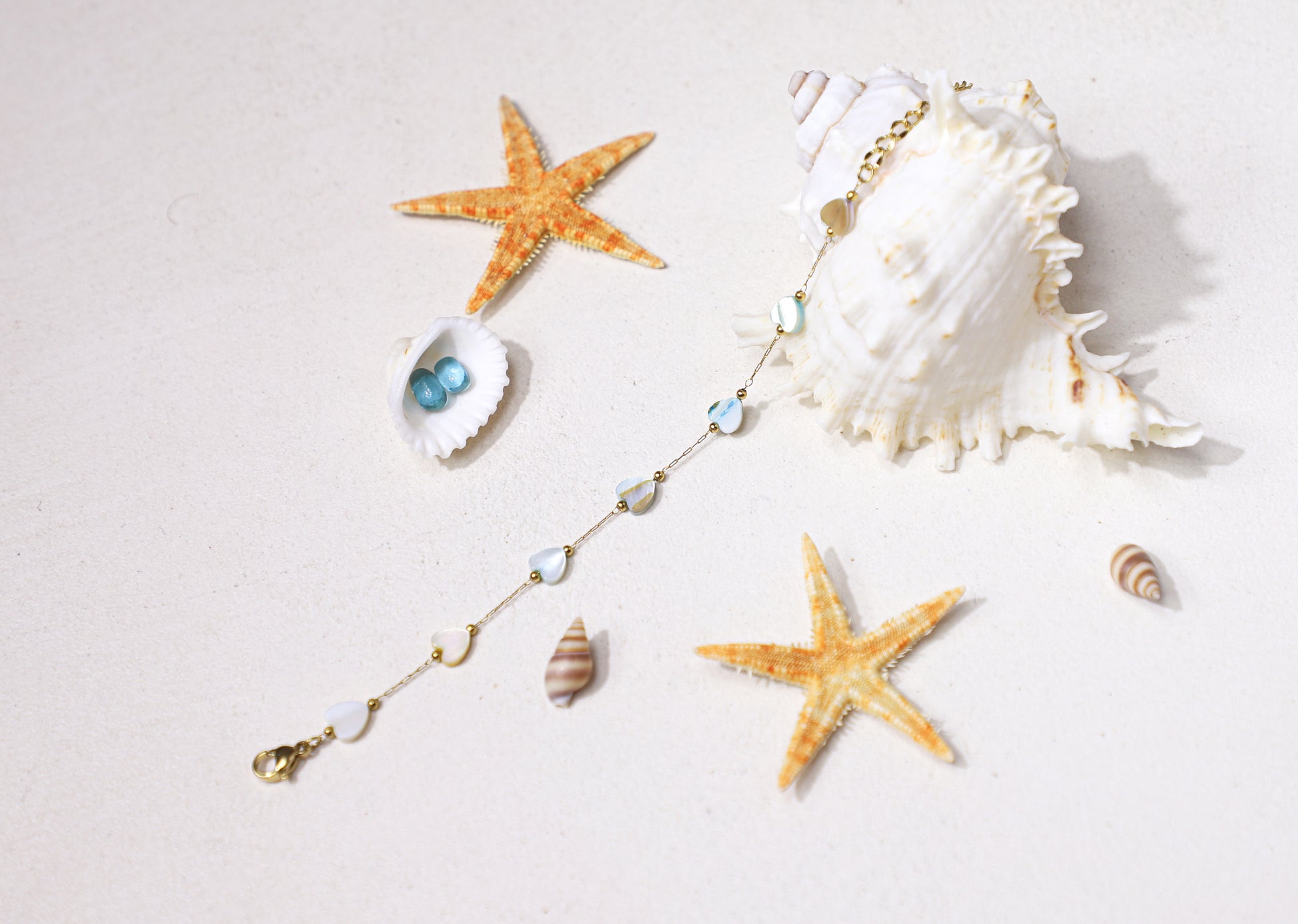 edoa Mermaid's Whisper Heart Bracelet
