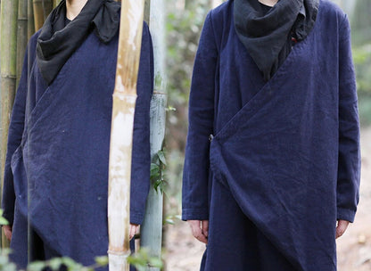 edoa Cotton Linen Blend Coat Dress