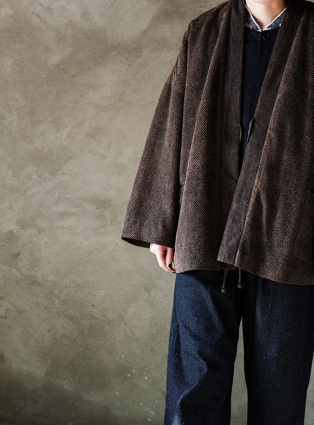 edoa Mud Tussah Silk Padded Hanfu Jacket