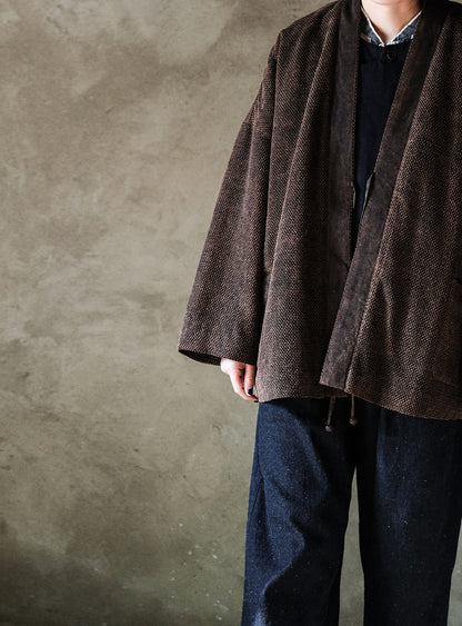 edoa Mud Tussah Silk Padded Hanfu Jacket