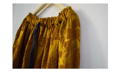 Silk Rayon Blend Jacquard Skirt sk0044 A174