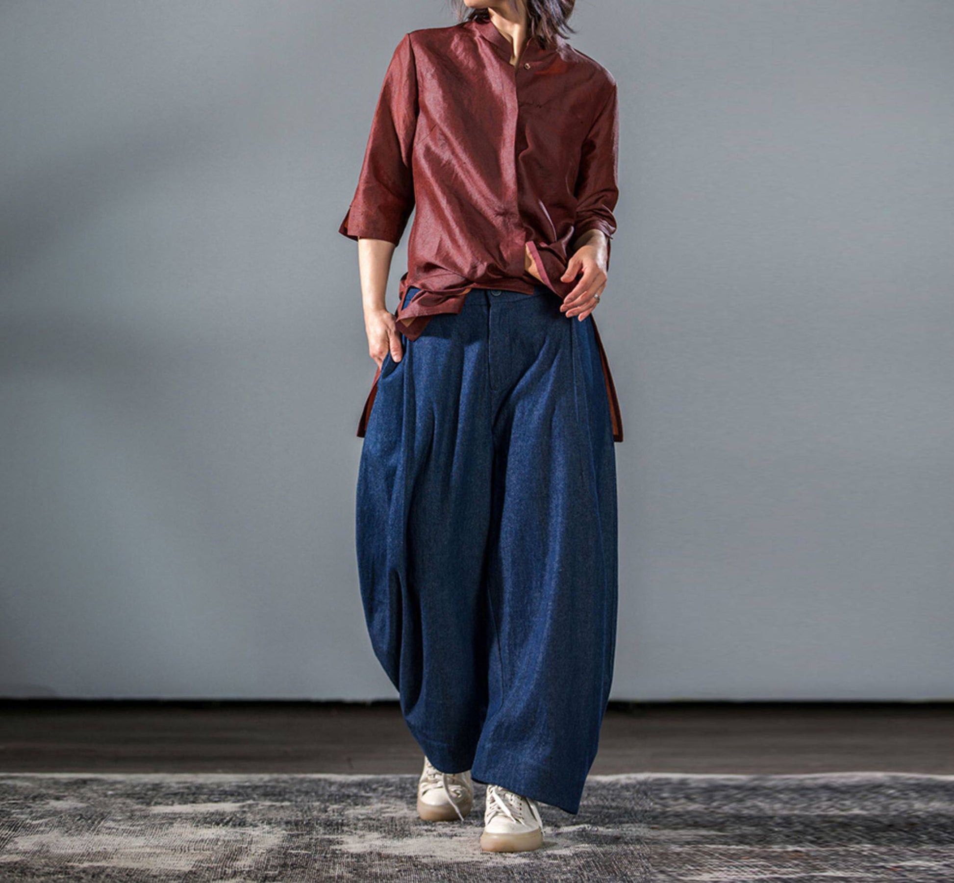 edoa Mud Silk Button-down Shirt