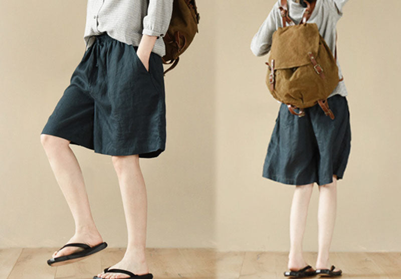 edoa Linen Skirt Shorts