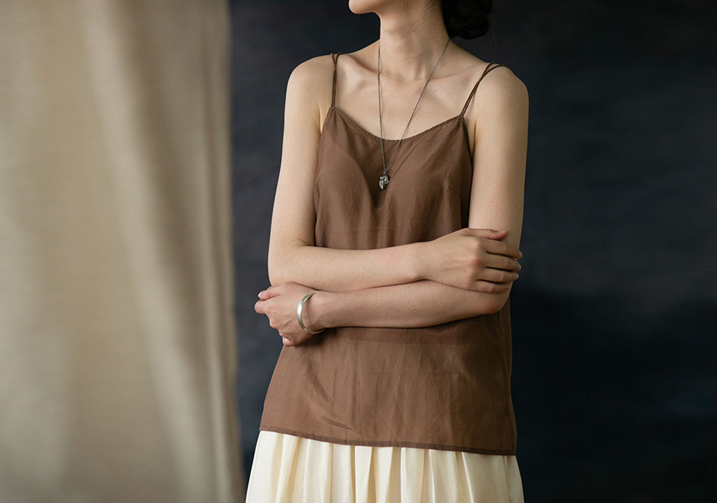 edoa Silk Cotton Blend Camisole