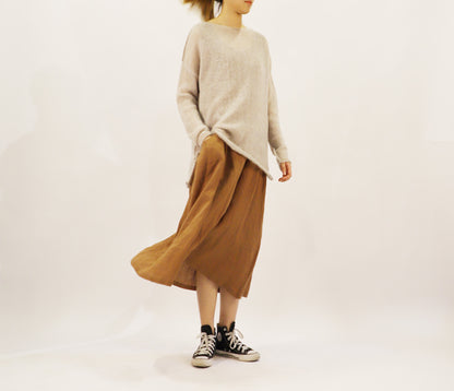 edoa Sleeveless Linen Sumeer Dress