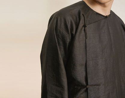 edoa Chinese Mud Silk Cheongsam Top