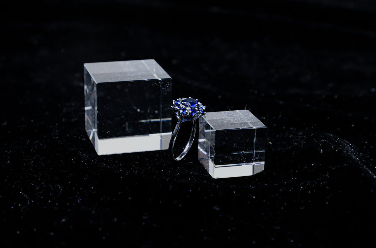 edoa Royal Sunflower Sapphire Ring