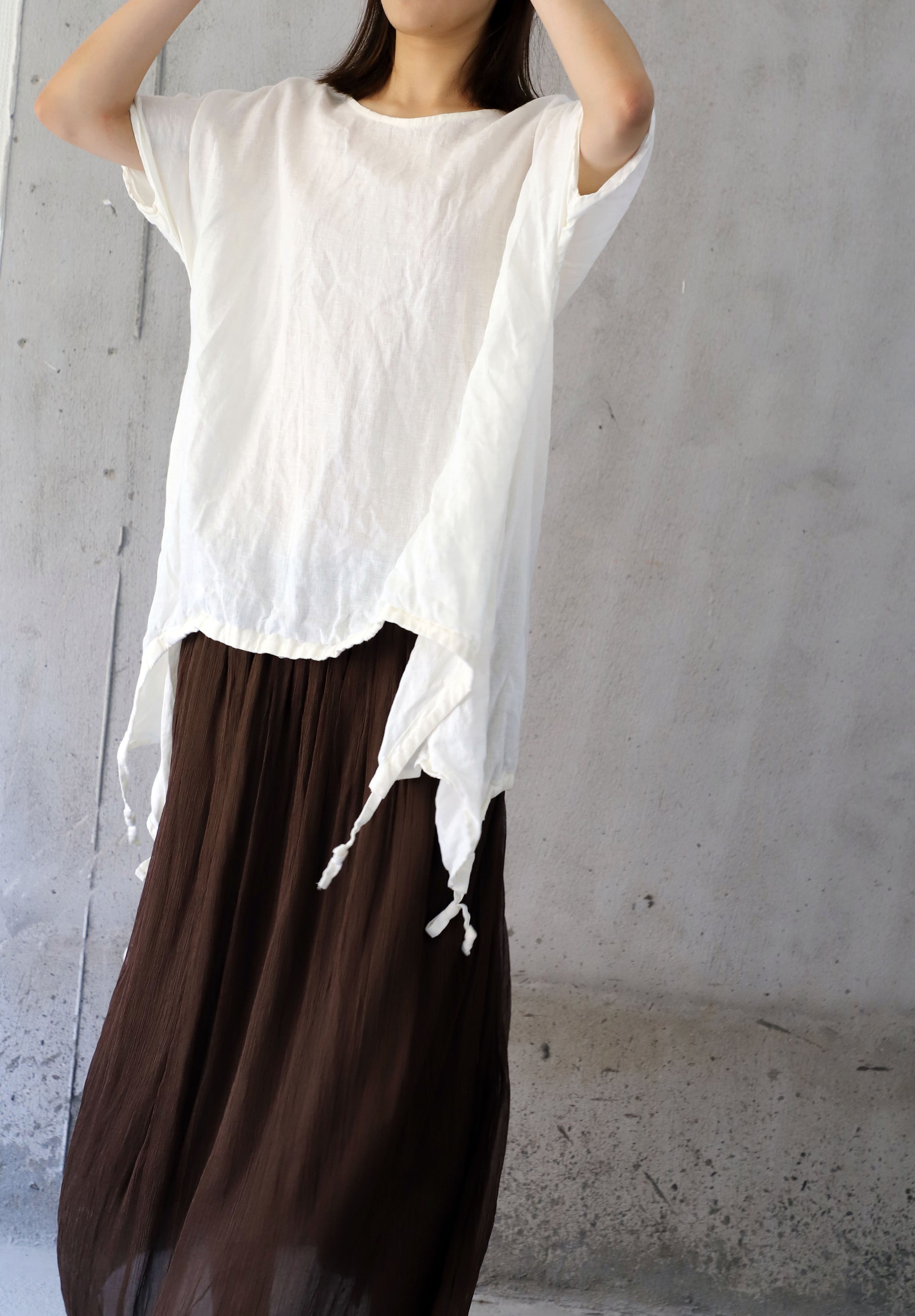 edoa Oversized Linen Tunic