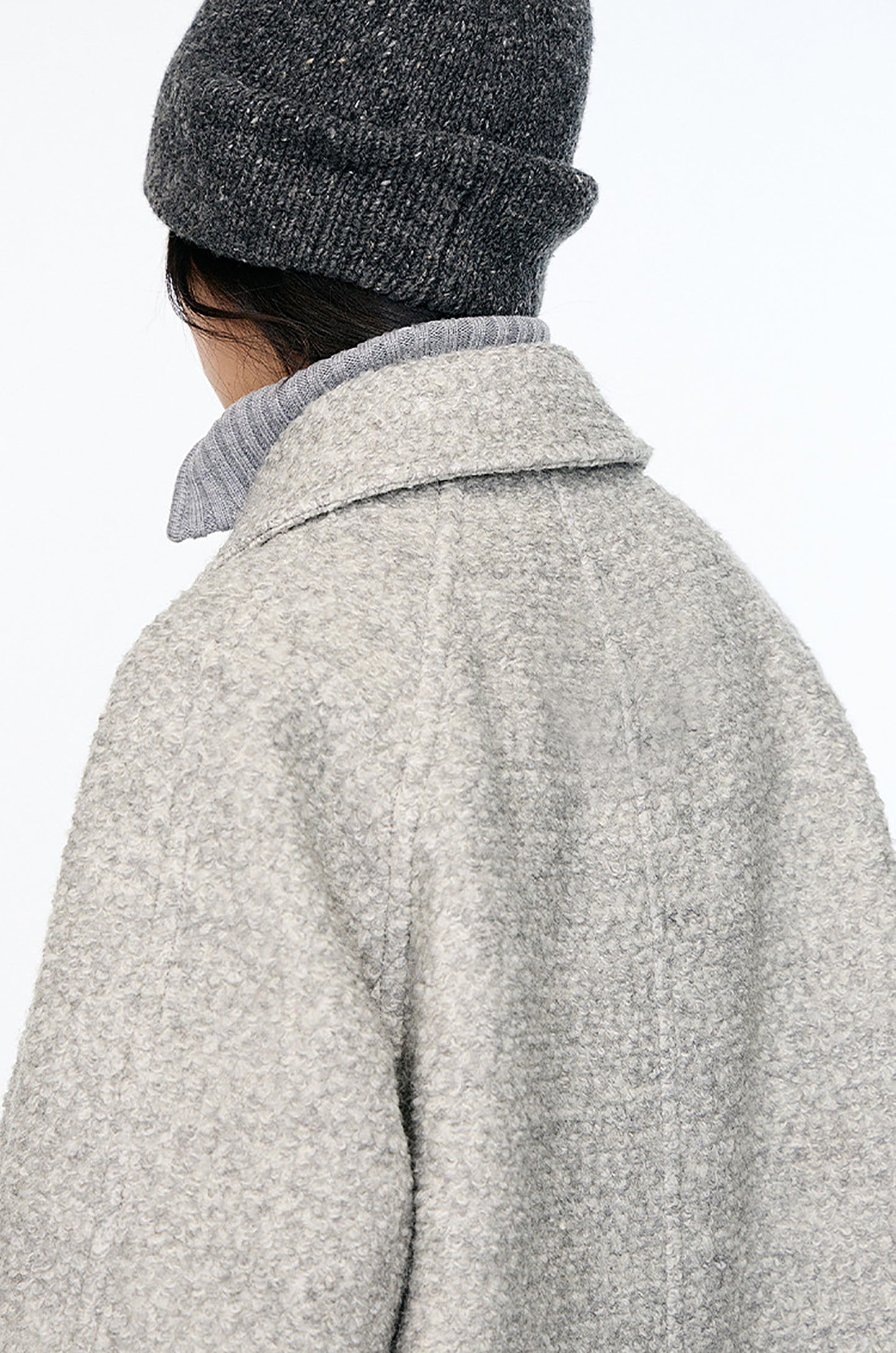 edoa Wool Bouclé Travel Coat