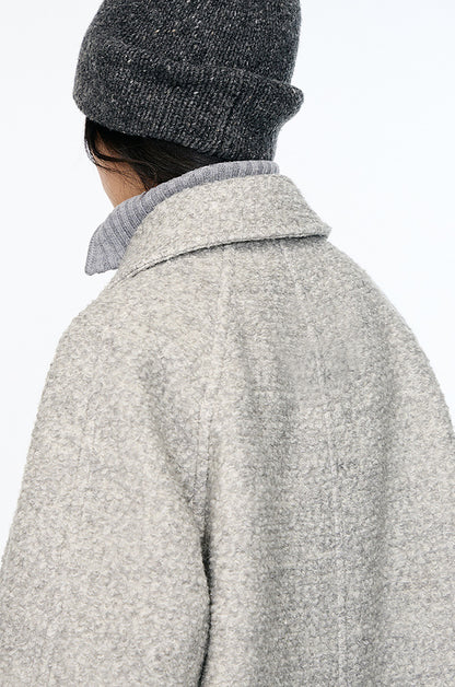 edoa Wool Bouclé Travel Coat