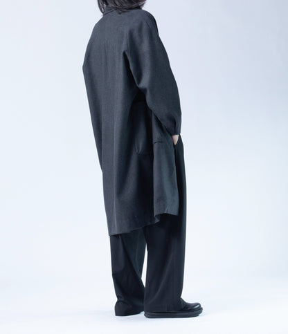 edoa Men's Casual Oversized Wool Coat