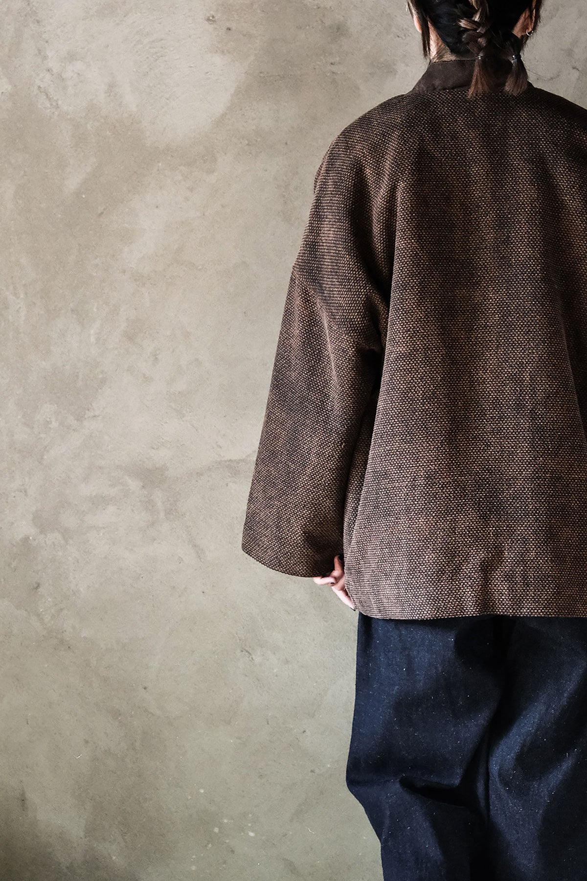 edoa Mud Tussah Silk Padded Hanfu Jacket