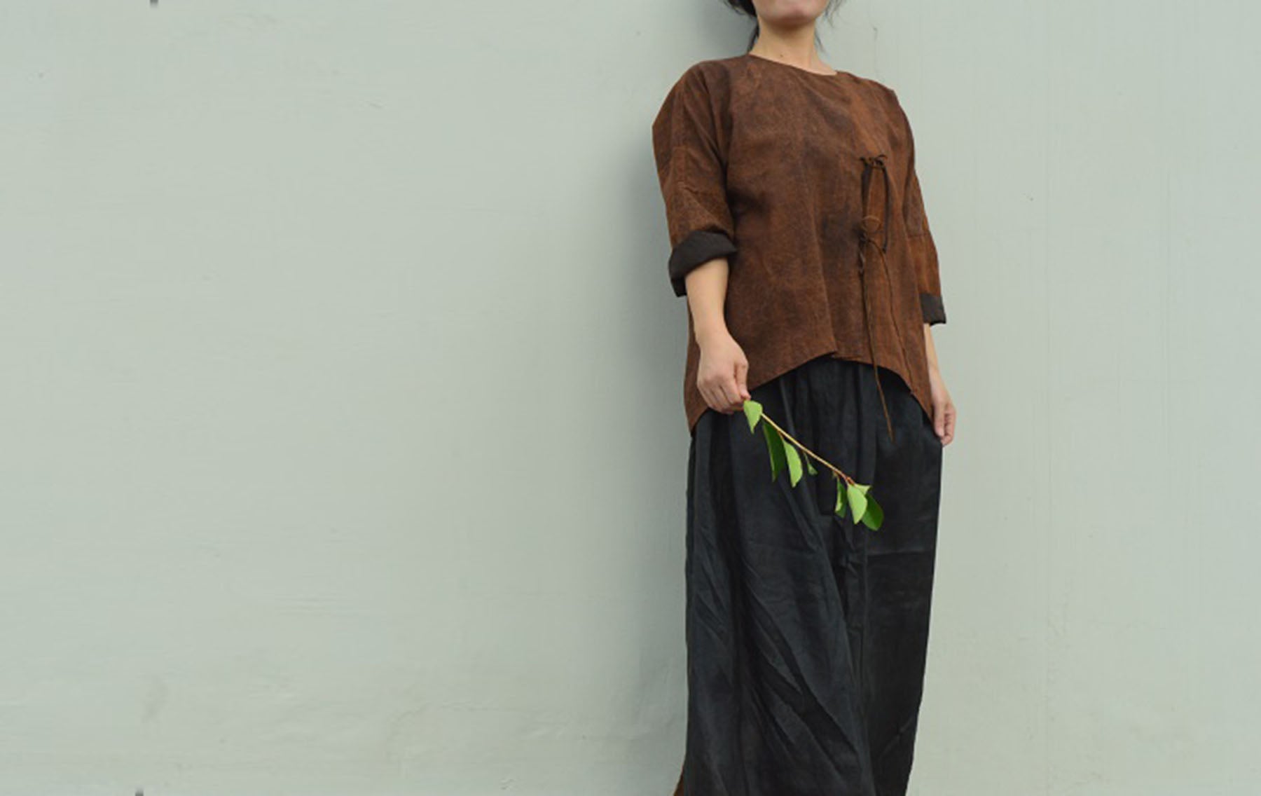 edoa Cracked Mud Silk Summer Jacket