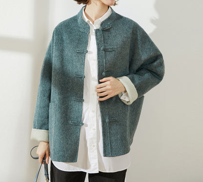 edoa Oversized Double-faced Wool Tang Suit