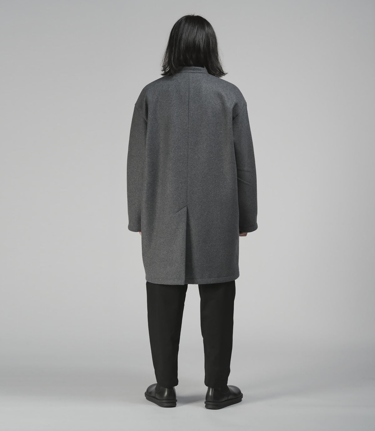edoa Winter Asymmetric Wool Coat