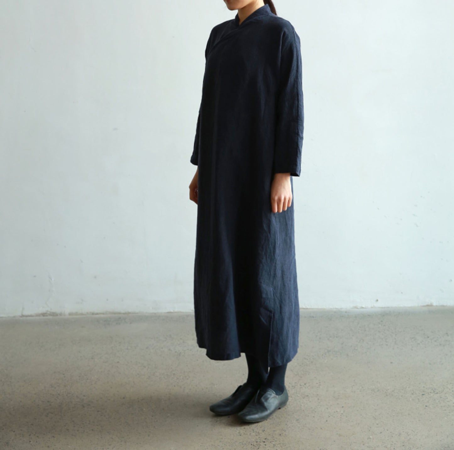 edoa Simplicity Linen Modified Cheongsam