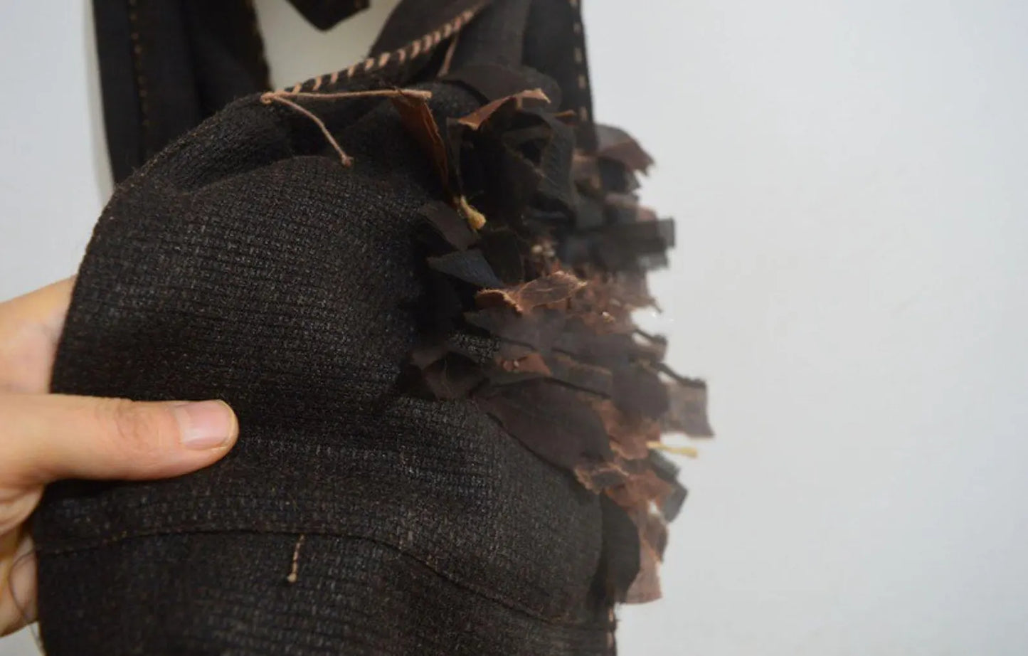 edoa Mud Tussah Silk Scarf 