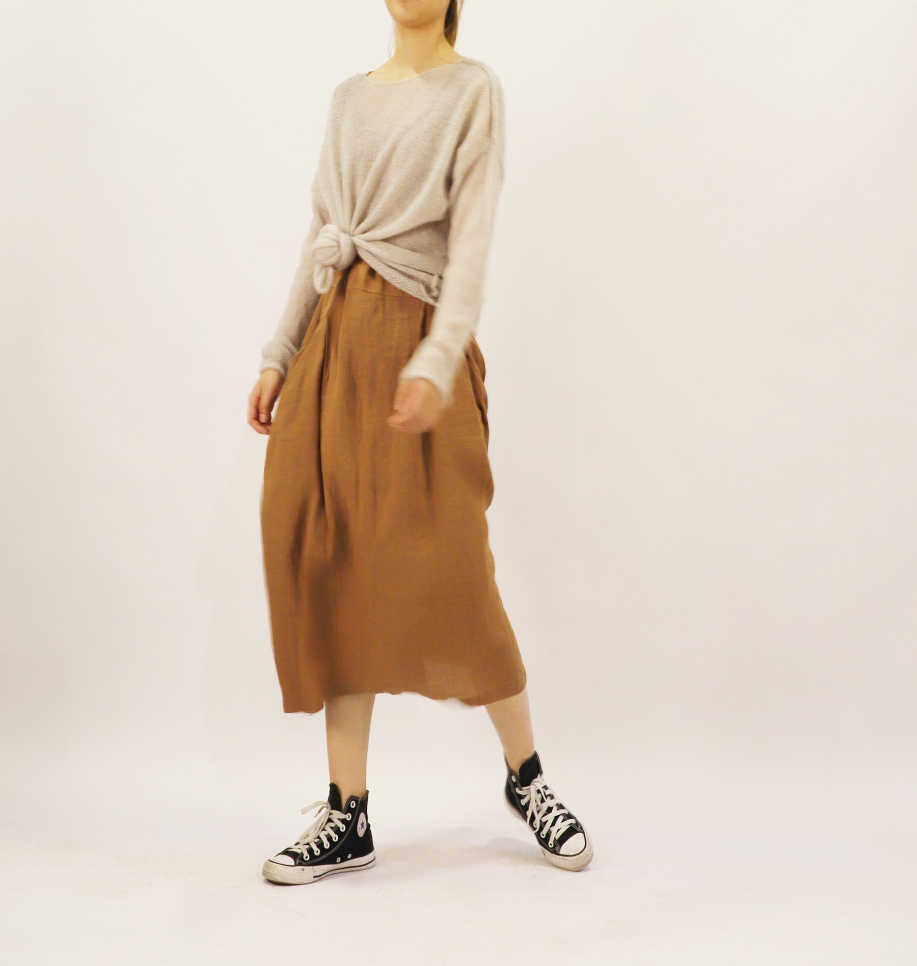 edoa Sleeveless Linen Sumeer Dress
