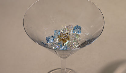 edoa Dainty Spinning Snowflake Ring