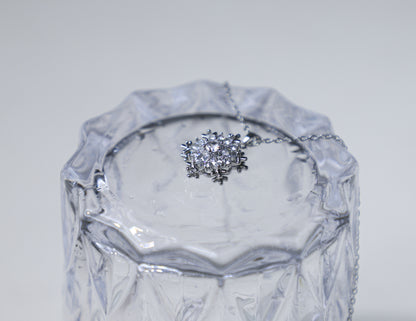 edoa Winter Frost Snowflake Necklace