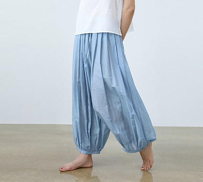 edoa Cotton Silk blend Yoga Lantern Pants