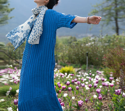 edoa Hand-pintucked Linen Dress