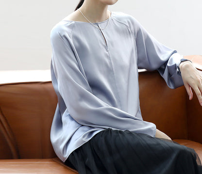 edoa Silk Charmeuse Tee 