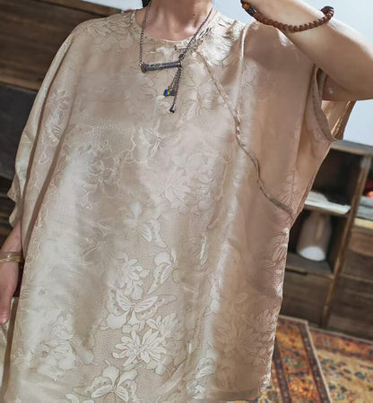 Mulberry Silk Hualuo Jacquard Chinese Style Blouse bl0145 X320
